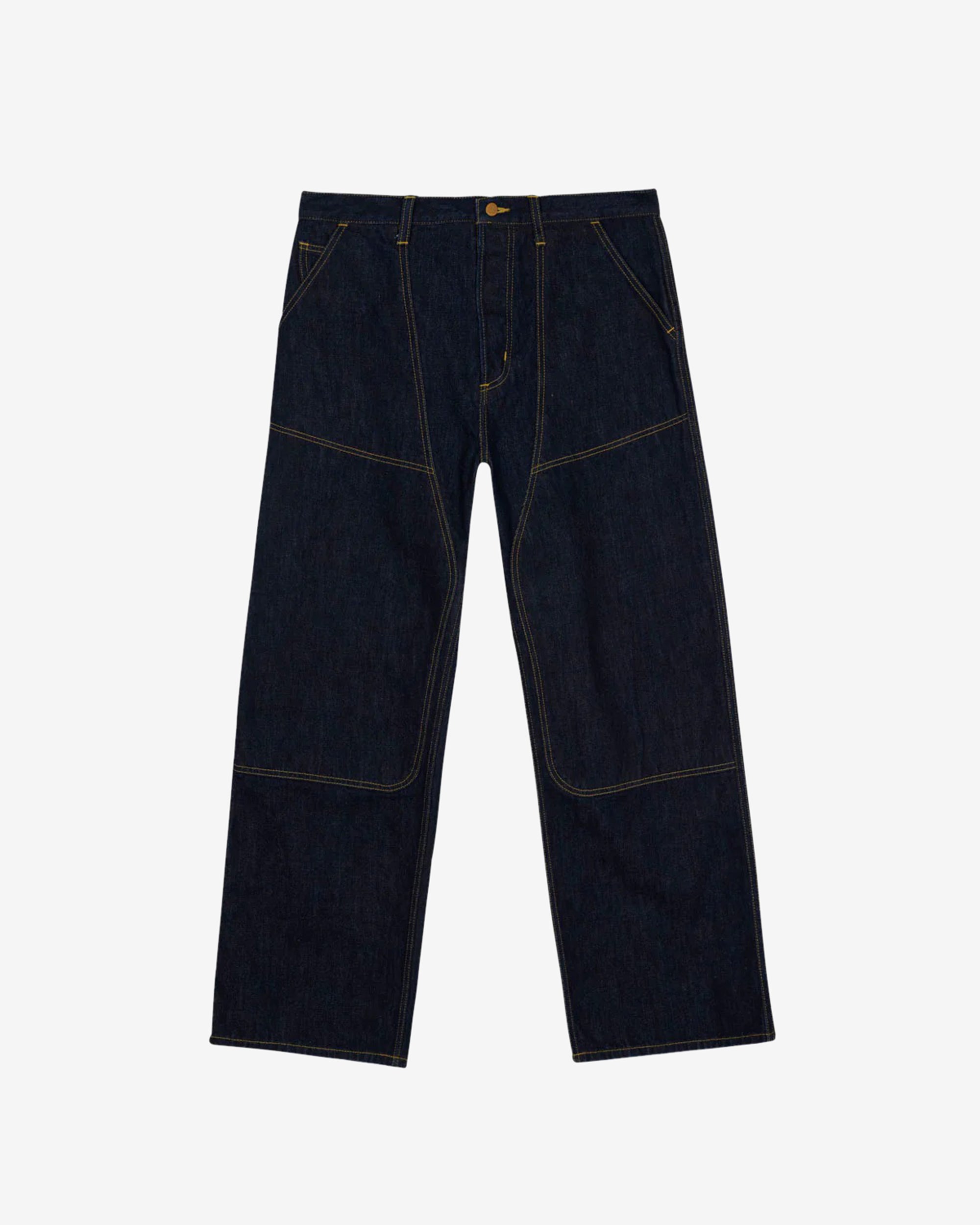 Brain Dead - Men's Type 02 Denim Pant - (Washed Indigo) view 1, Click to Zoom in