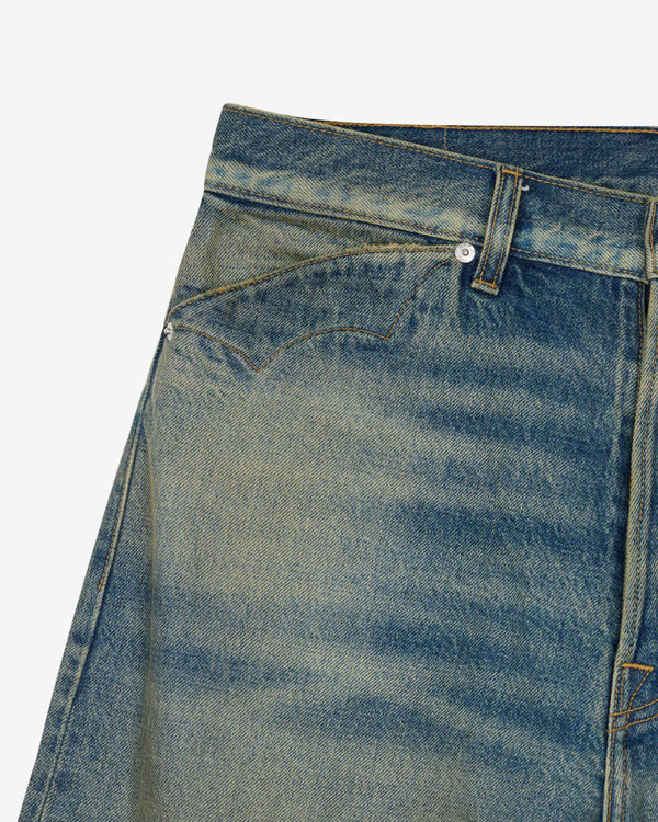 Brain Dead - Men's APC Type 00 Selvedge Denim Pant - (Washed Indigo)