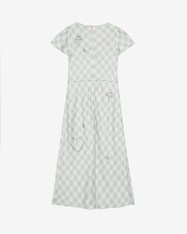 Brain Dead - Women's Coach Embroidered Gingham Dress