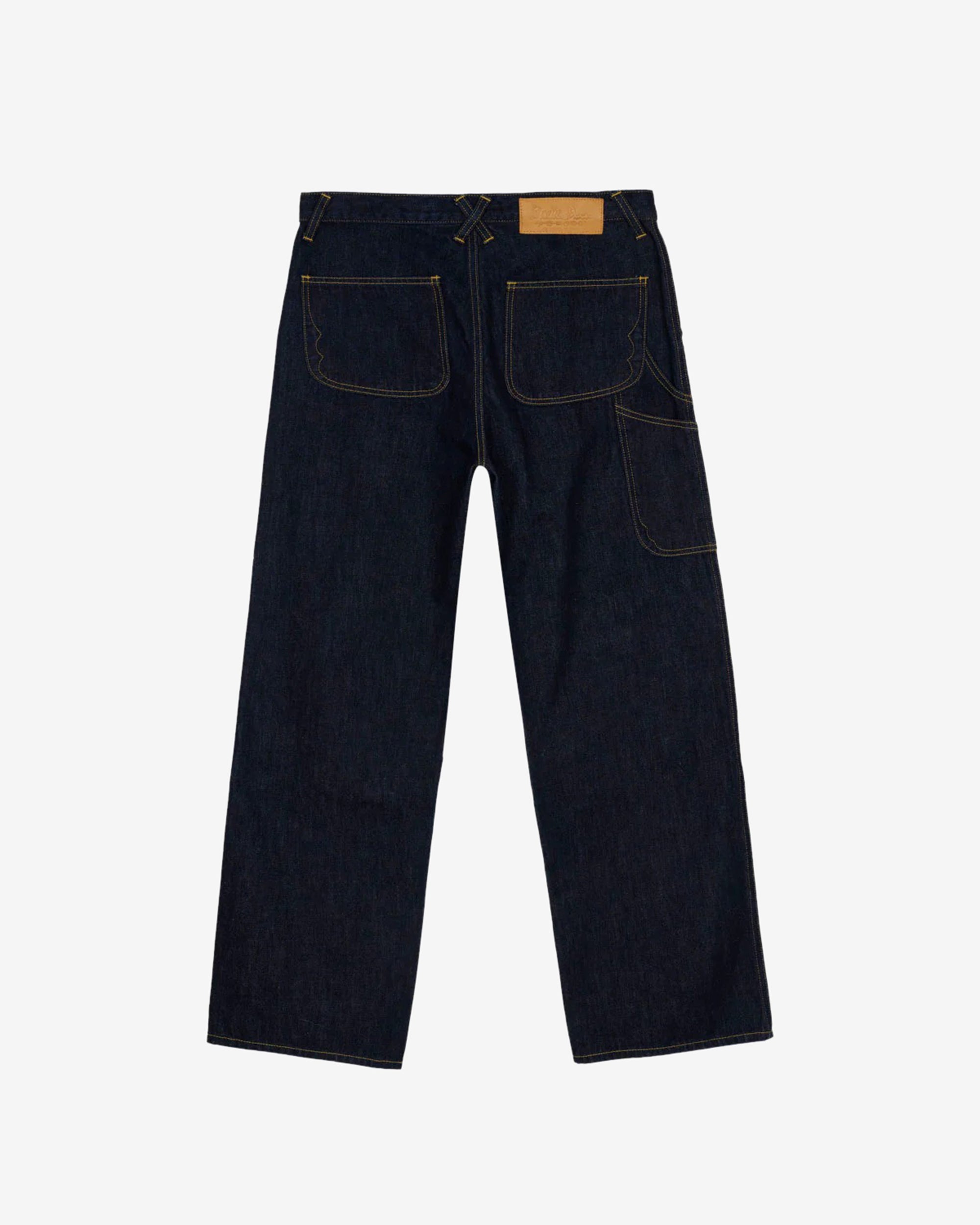 Brain Dead - Men's Type 02 Denim Pant - (Washed Indigo) view 2, Click to Zoom in