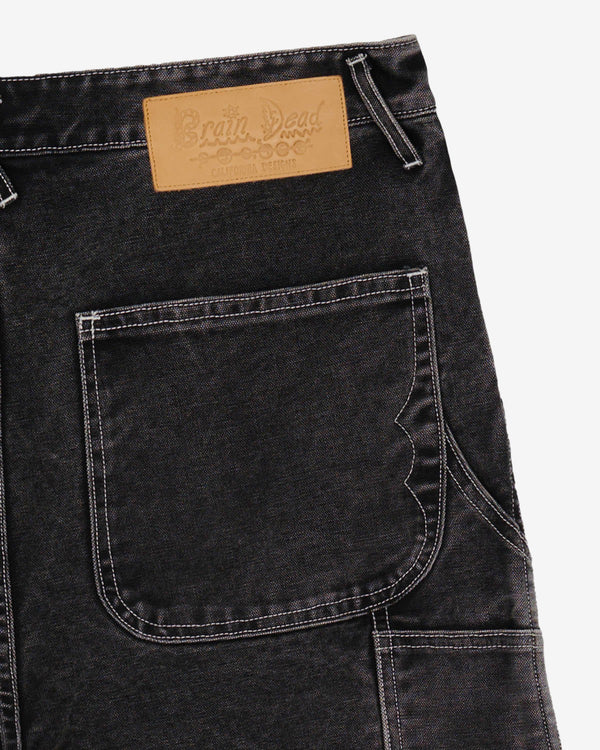 Brain Dead - Men's Type 02 Canvas Pant - (Washed Black)