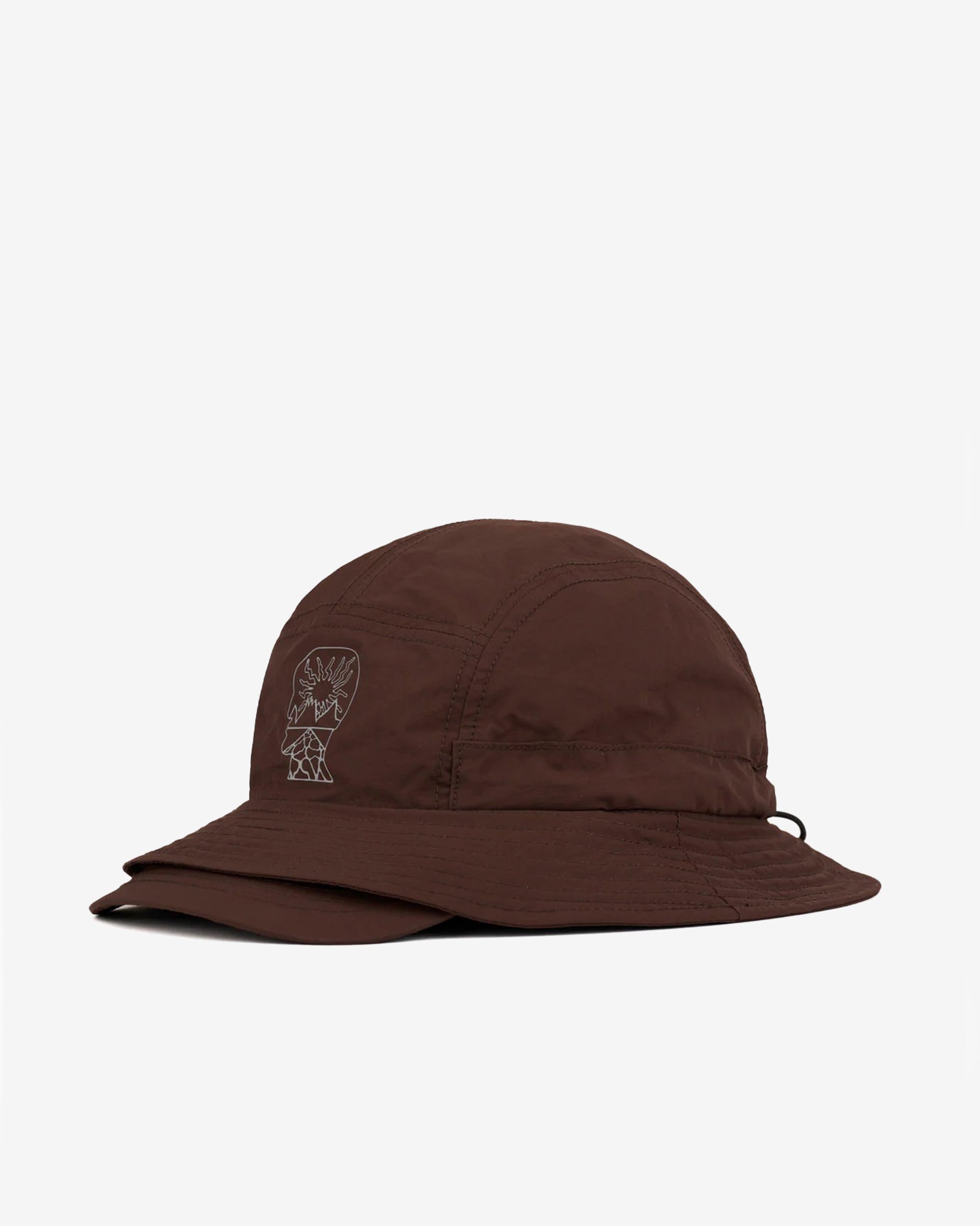 Brain Dead - Men's Equipment Bucket Brim Hat - (Brown) view 2, Click to Zoom in