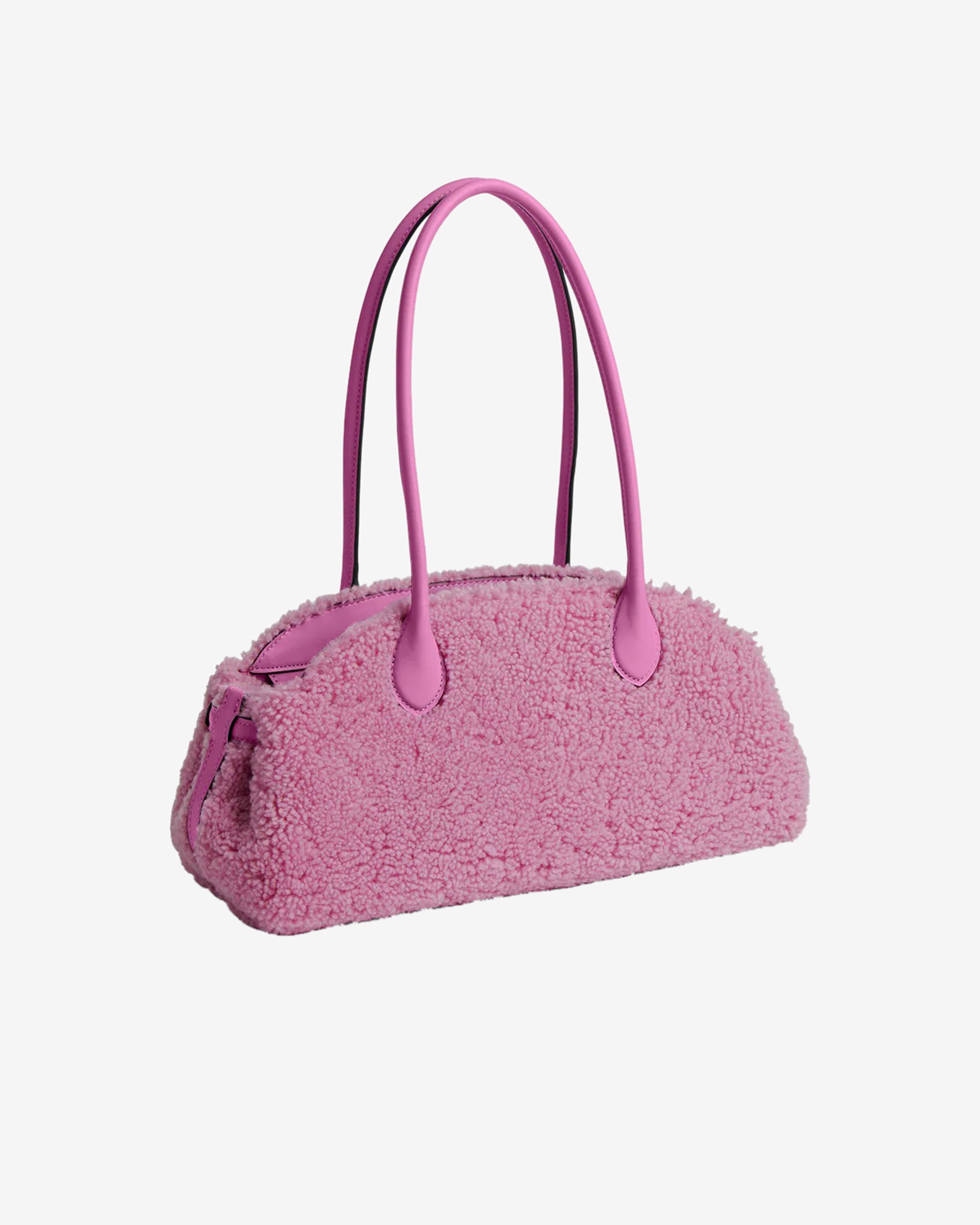 Brain Dead - Women's Coach Shearling Empire Carryall 34 - (Fuchsia) view 3, Click to Zoom in