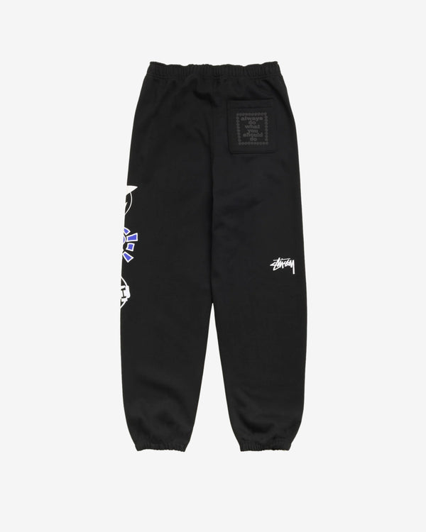 Stüssy - Men's Always Do What You Should Do Stack Sweatpant - (Black)