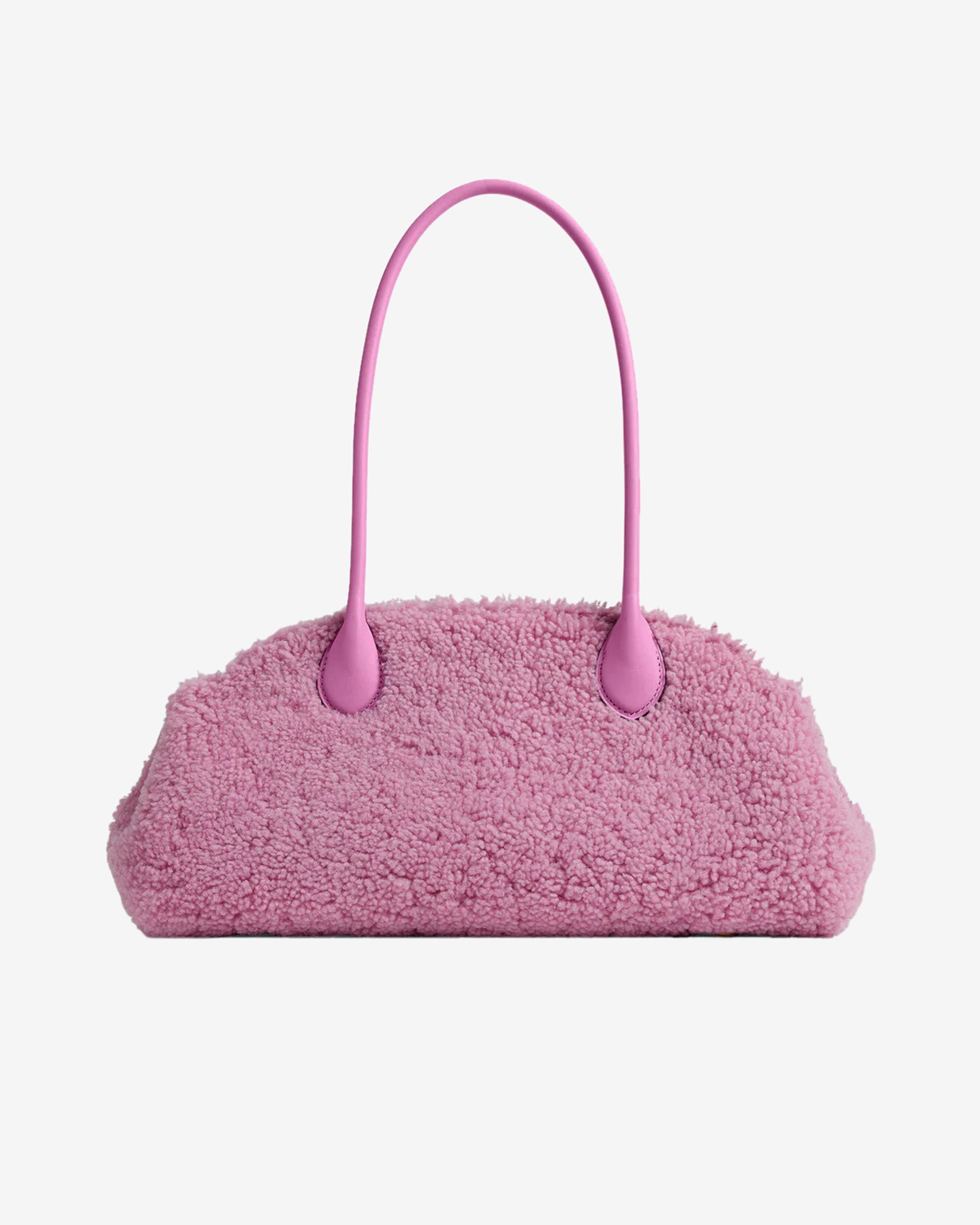 Brain Dead - Women's Coach Shearling Empire Carryall 34 - (Fuchsia) view 2, Click to Zoom in