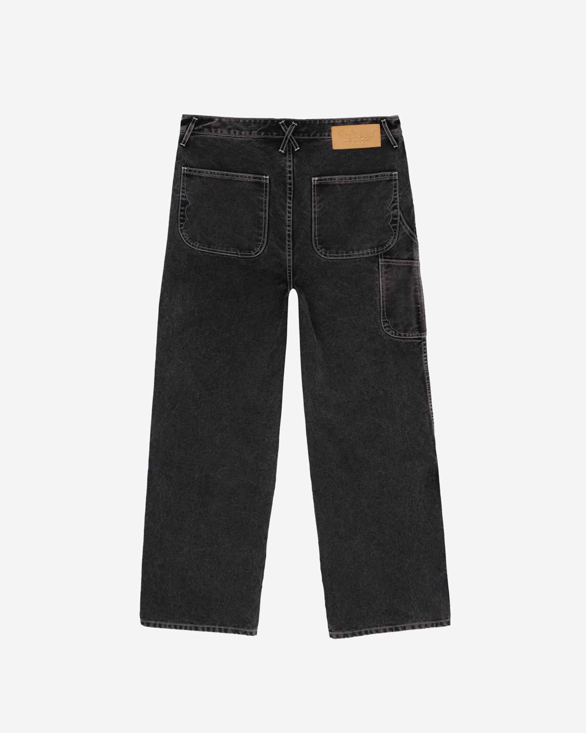 Brain Dead - Men's Type 02 Canvas Pant - (Washed Black) view 2, Click to Zoom in