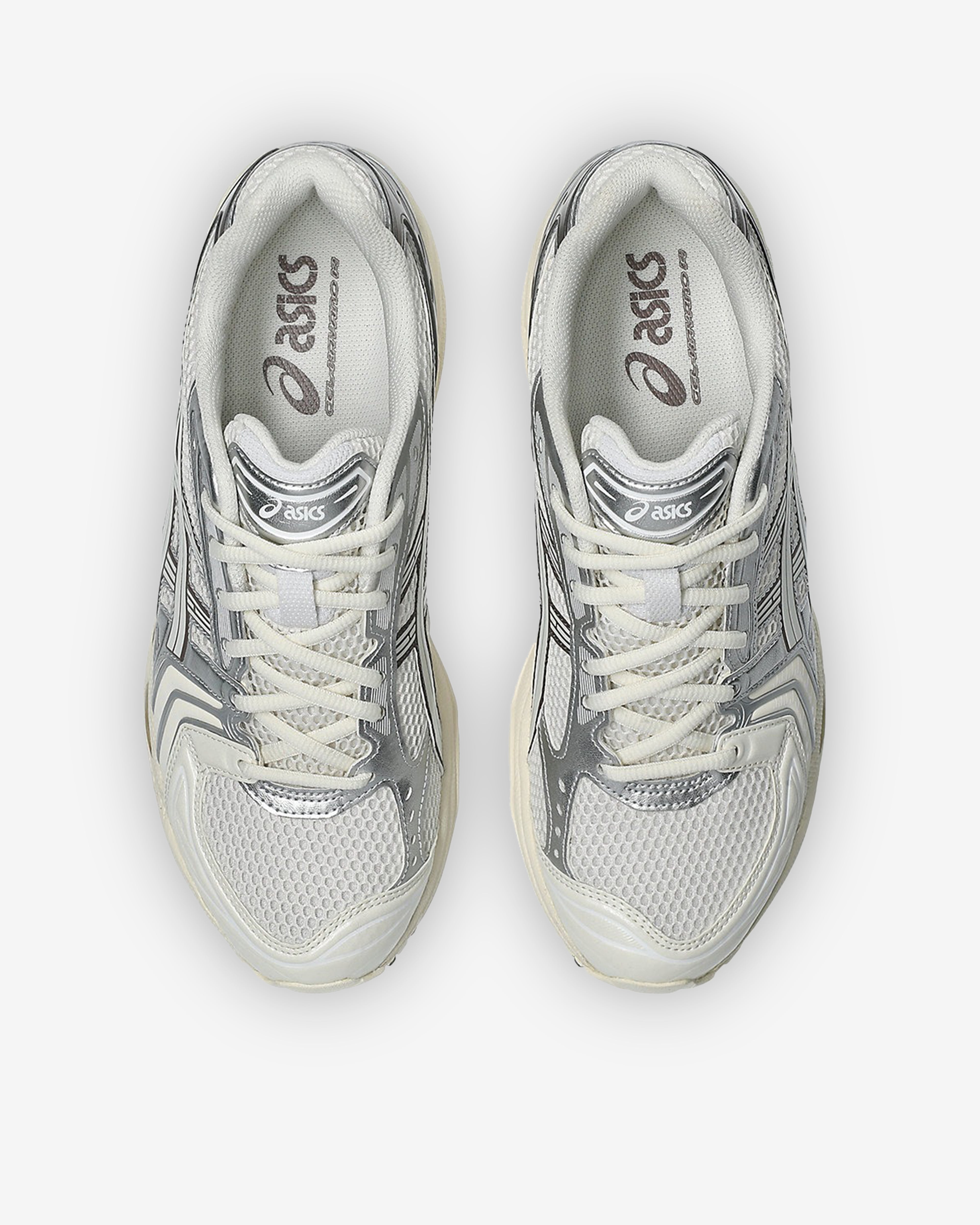 Asics: Men's GEL-KAYANO 14 Sneakers (Cream/Cocoa Powder) | DSMNY E