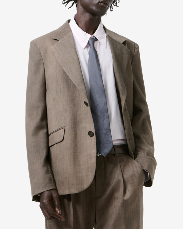 Our Legacy - Men's Classic Blazer - (Maltinto Umber Marl Wool)