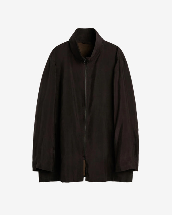 Our Legacy - Men's Tiller Jacket - (Root Brown Wax Dipped Cupro)