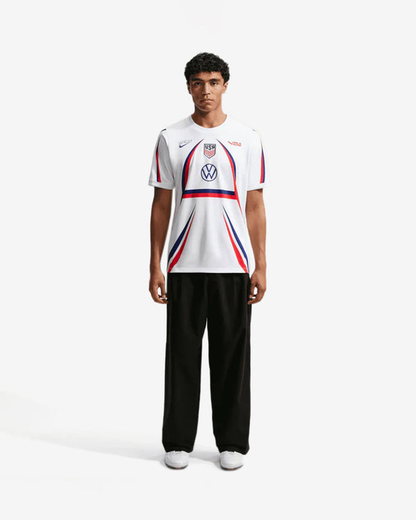 Nike - Men's VAA X USA Academy Pro Short-Sleeve Soccer Top - (White/Deep Royal Blue)