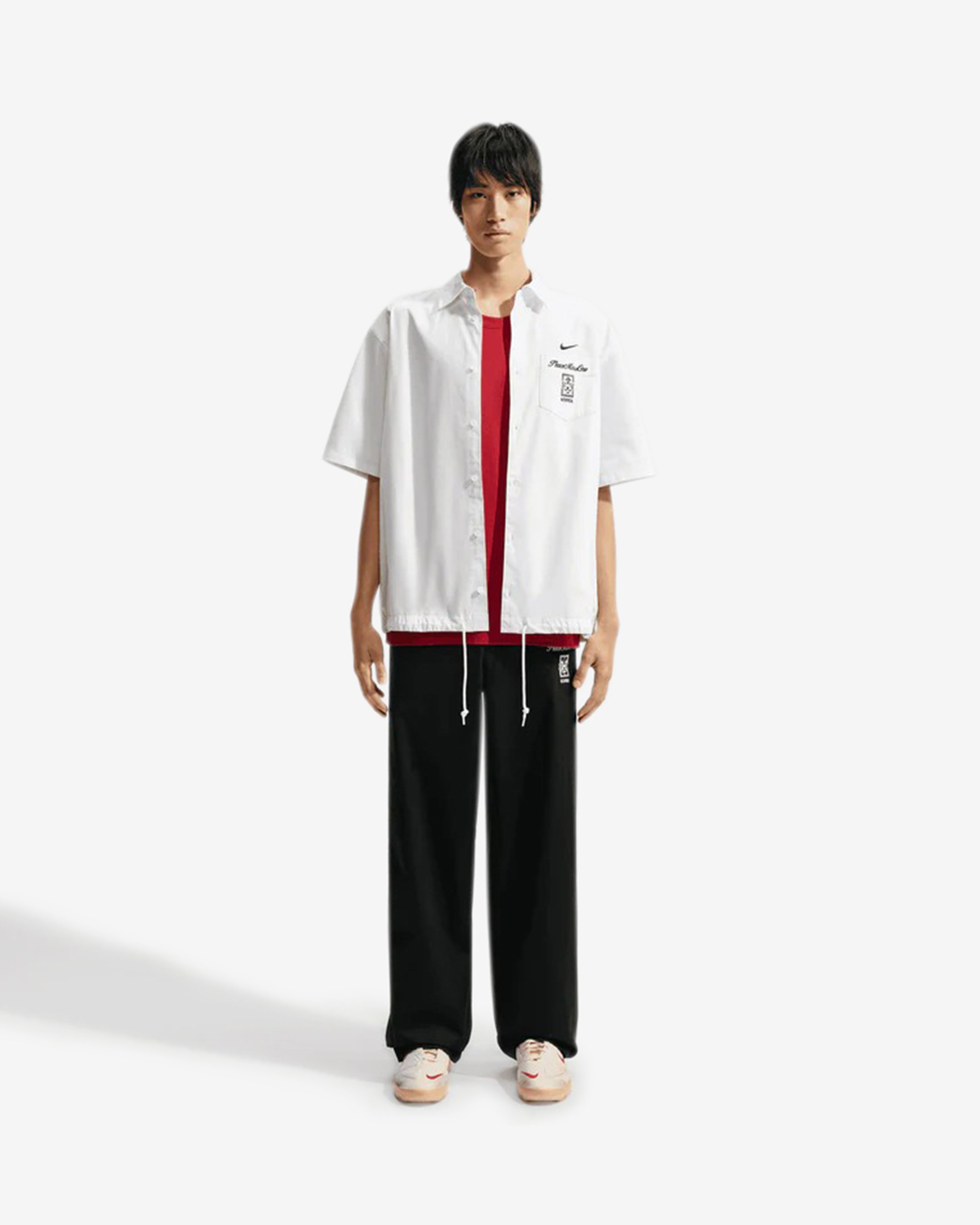 Nike: Men's PEACEMINUSONE X Korea Chino Pants (Black/White