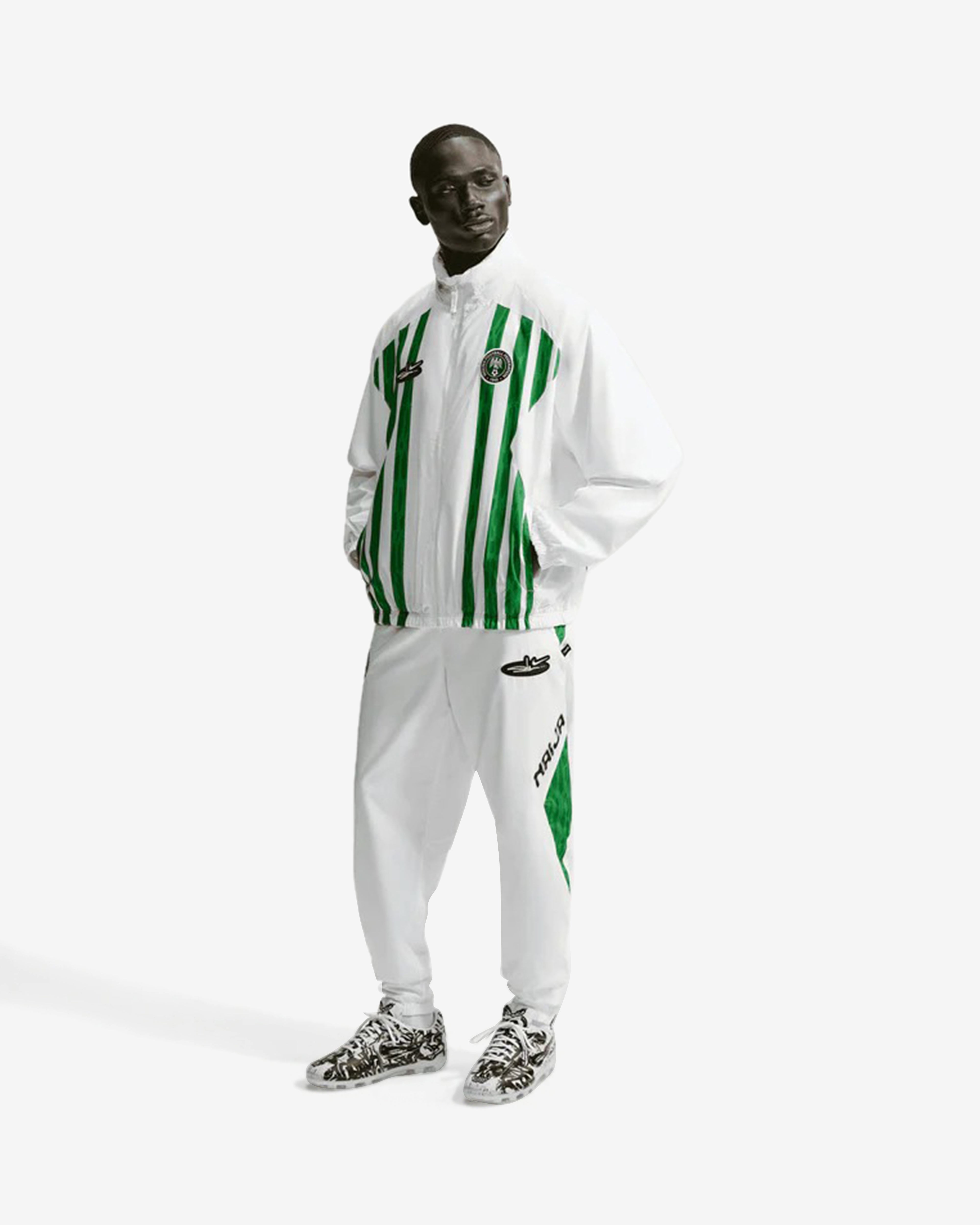 Nike: Men's Slawn X Nigeria Lightweight Jacket (White/Black