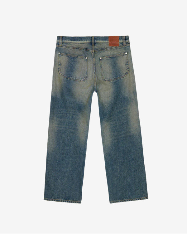 Brain Dead - Men's APC Type 00 Selvedge Denim Pant - (Washed Indigo)