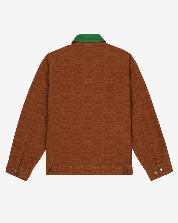 Brain Dead - Men's Coach Zip Front Blouson - (Brown)