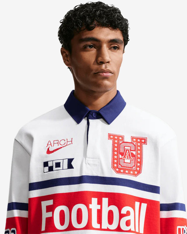 Nike - Men's VAA X USA Long Sleeve Rugby Top - (White/Challenge Red)