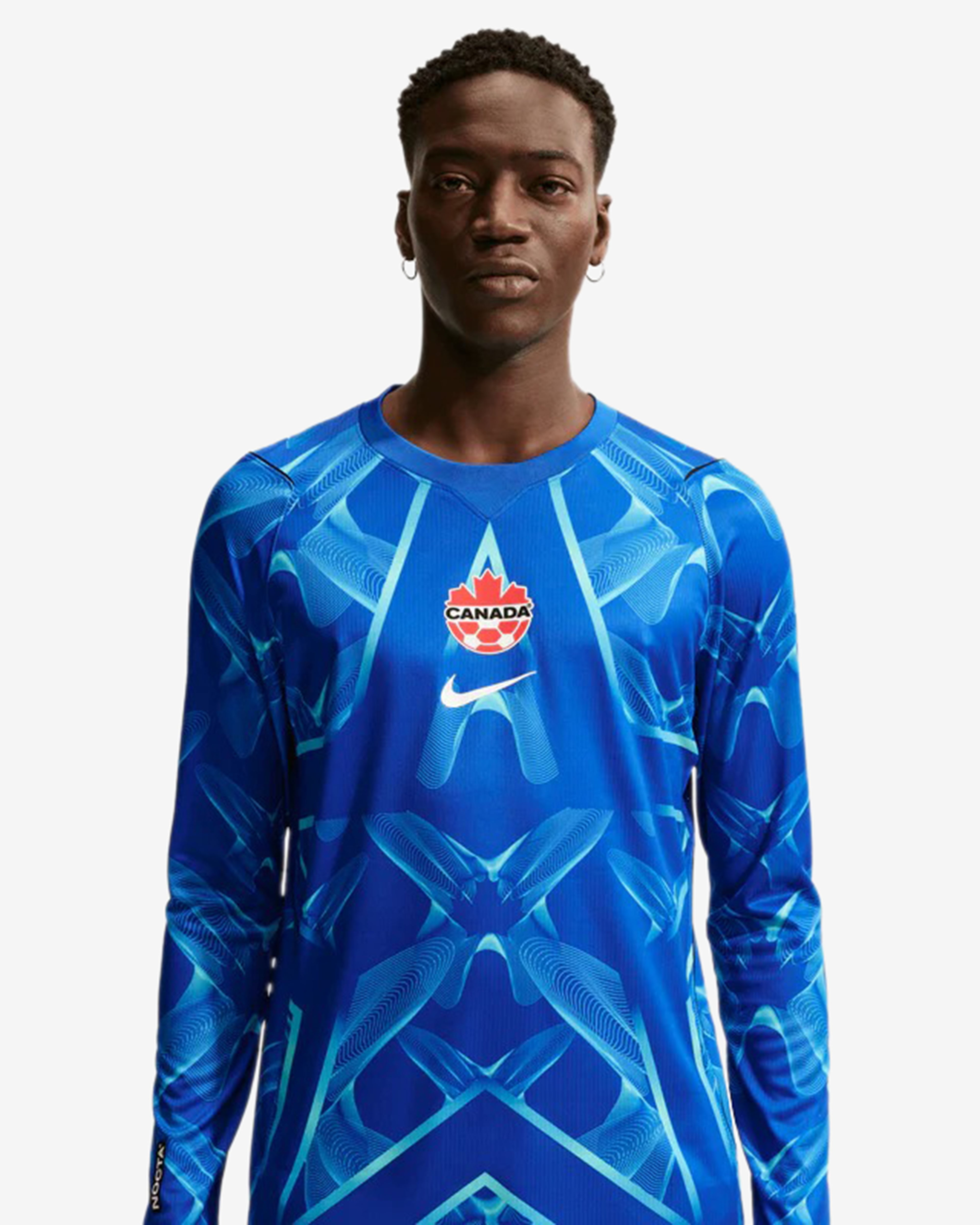 NIKE×NOCTA ブルーサッカーユニフォームXL Nike: Men's Nocta X Canada Long-Sleeve Goalkeeper Jersey (Lyon