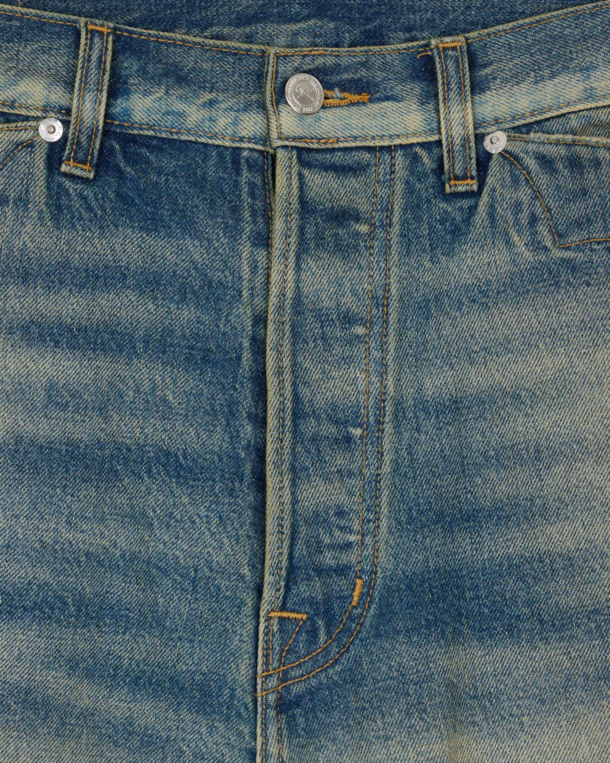 Brain Dead - Men's APC Type 00 Selvedge Denim Pant - (Washed Indigo) view 4, Click to Zoom in