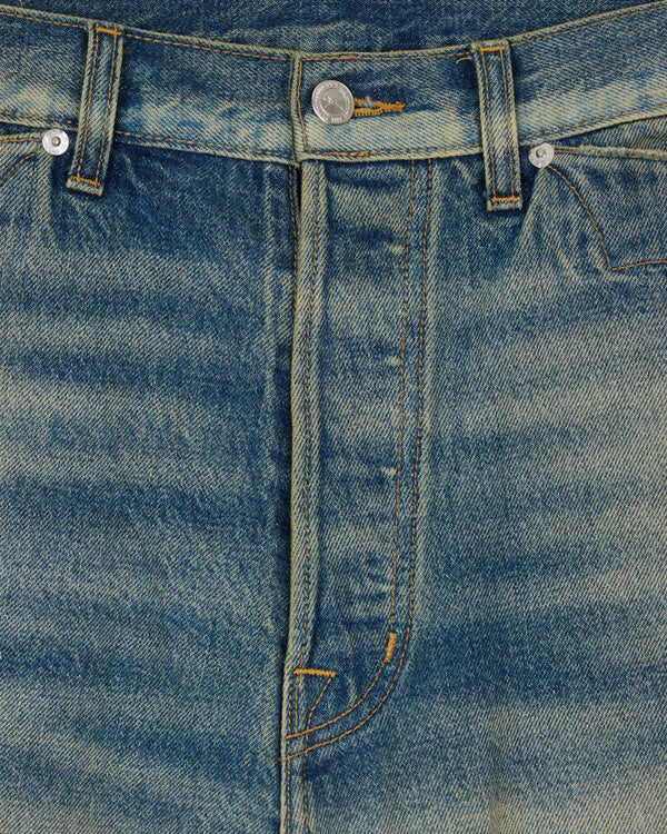 Brain Dead - Men's APC Type 00 Selvedge Denim Pant - (Washed Indigo)