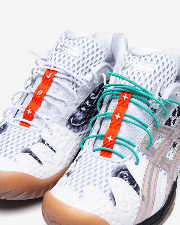 Asics - Men's Gel-Resolution 5 Sneakers - (White/Red)