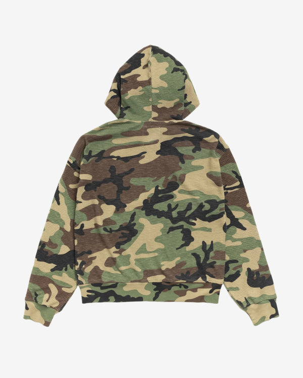 Stüssy - Men's Lightweight Thermal Hoodie - (Camo)