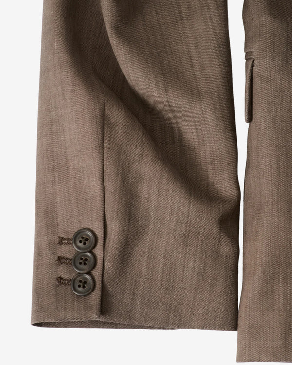 Our Legacy - Men's Classic Blazer - (Maltinto Umber Marl Wool)