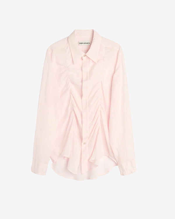 Our Legacy - Women's Jumble Shirt - (Hush Pink Pristine Voile)