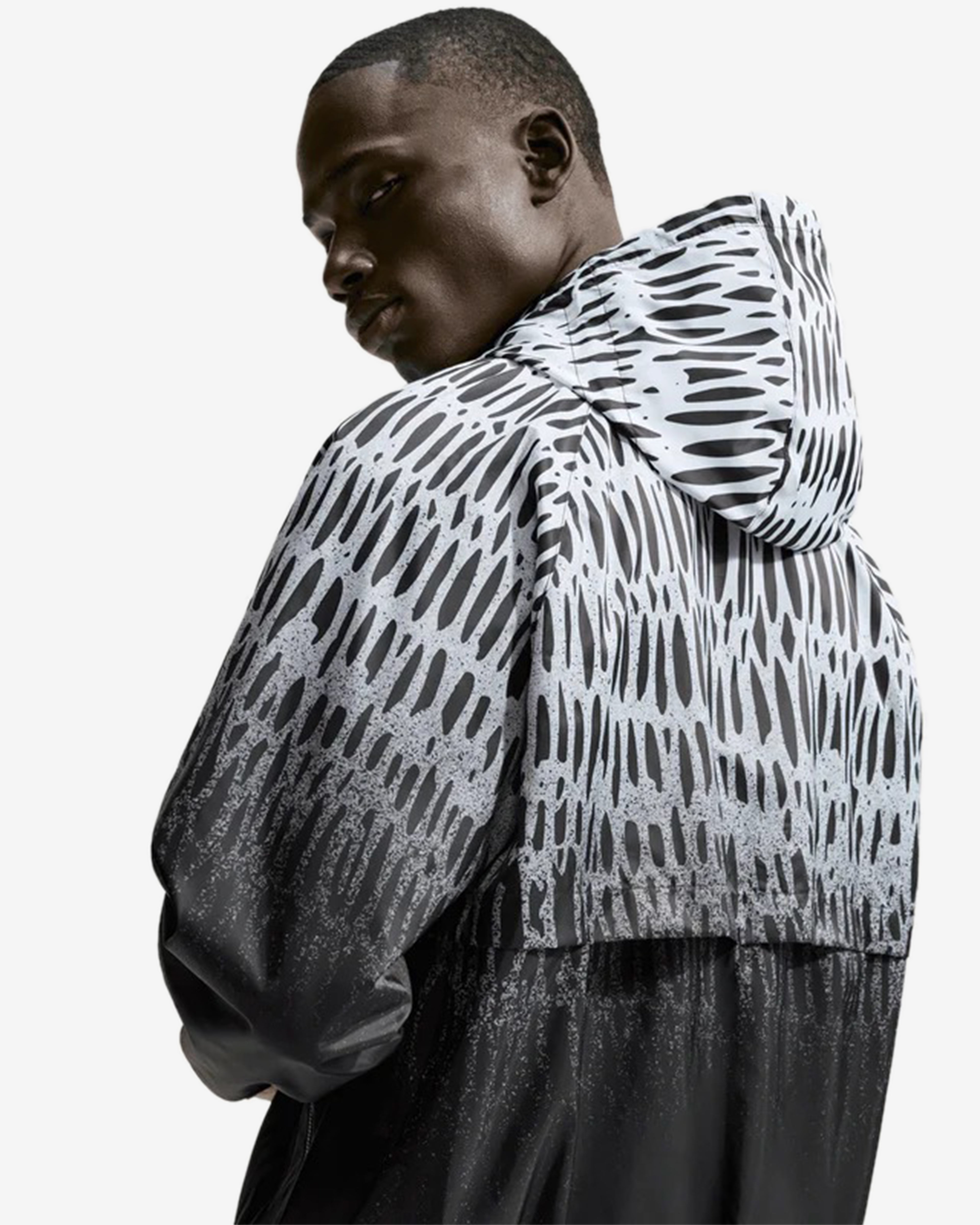 Nike: Men's Slawn X Nigeria Anthem Jacket (Black/White) | DSMNY E-SHOP