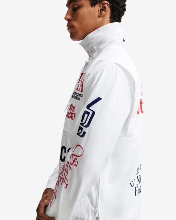 Nike - Men's VAA X USA Woven Staff Jacket - (White/Deep Royal Blue)