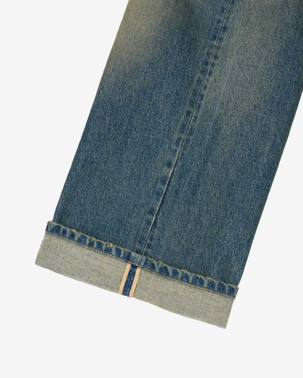 Brain Dead - Men's APC Type 00 Selvedge Denim Pant - (Washed Indigo)