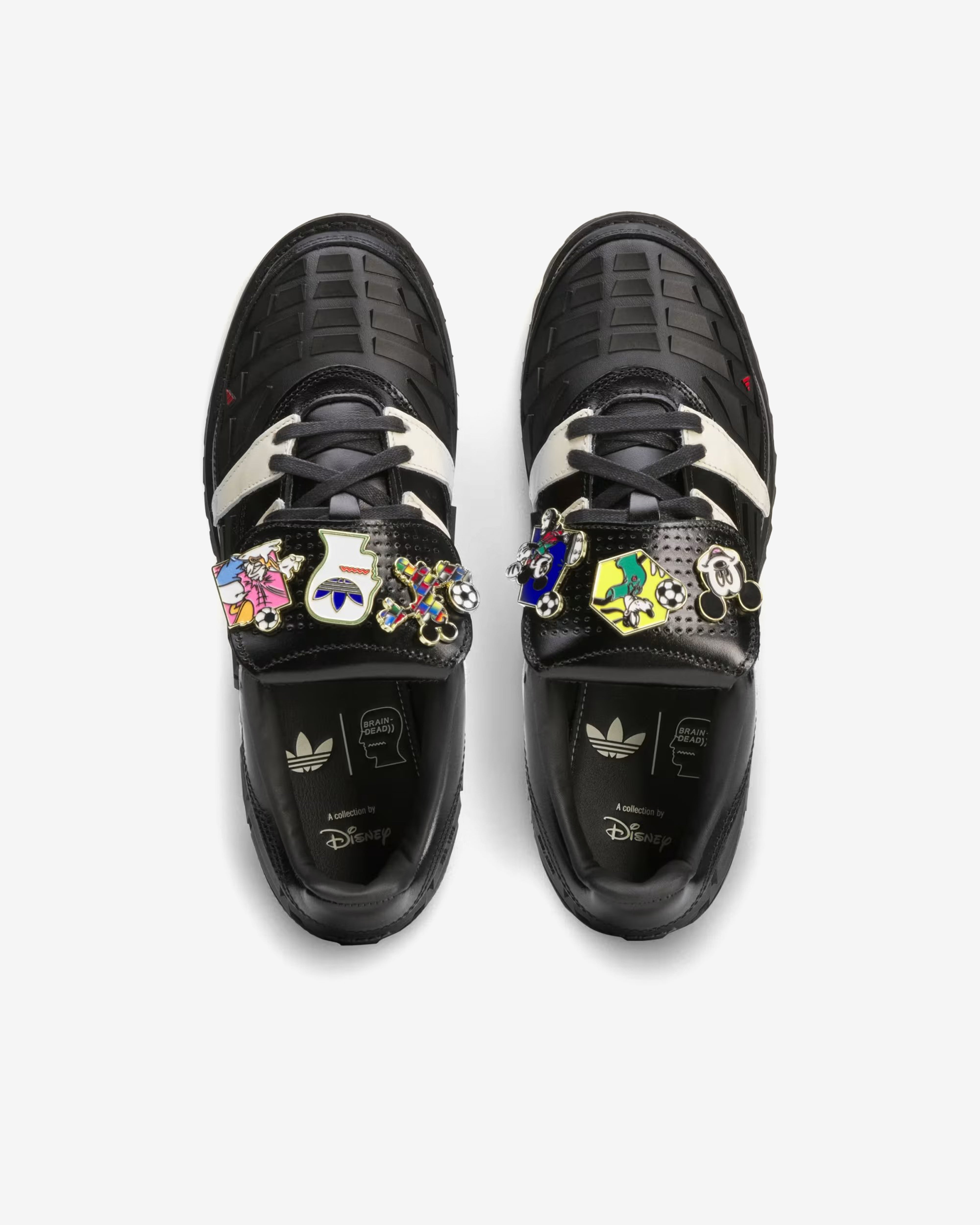 s*u様  PREDATOR BRAIN DEAD DISNEY Brain Dead X Adidas X Disney: Men's Predator Sneakers (Black/White