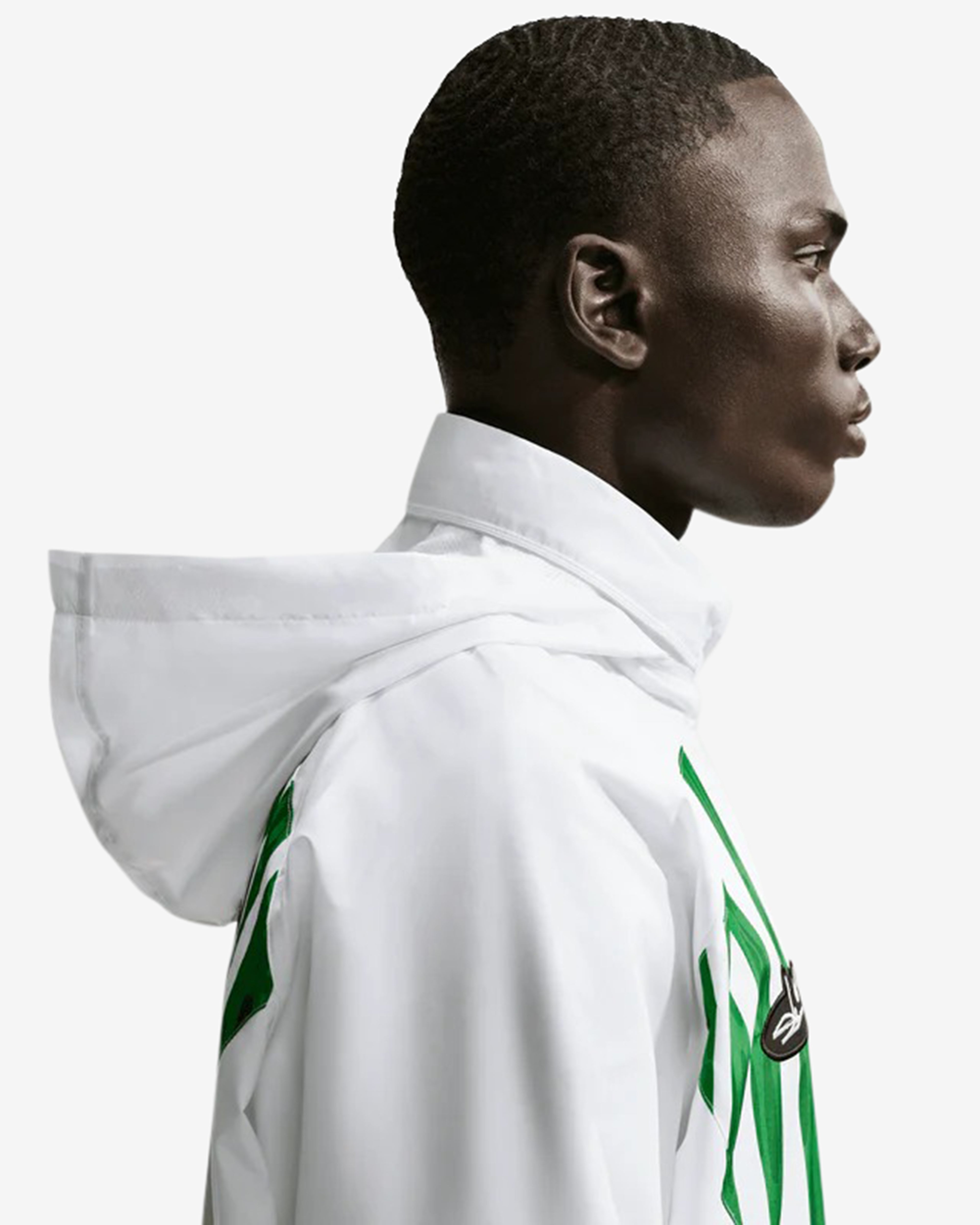 Nike: Men's Slawn X Nigeria Lightweight Jacket (White/Black