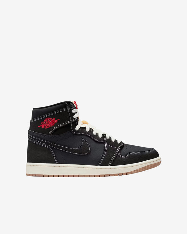 Nike - Men's Air Jordan 1 Retro High OG Sneakers - (Black/Red/Sail)