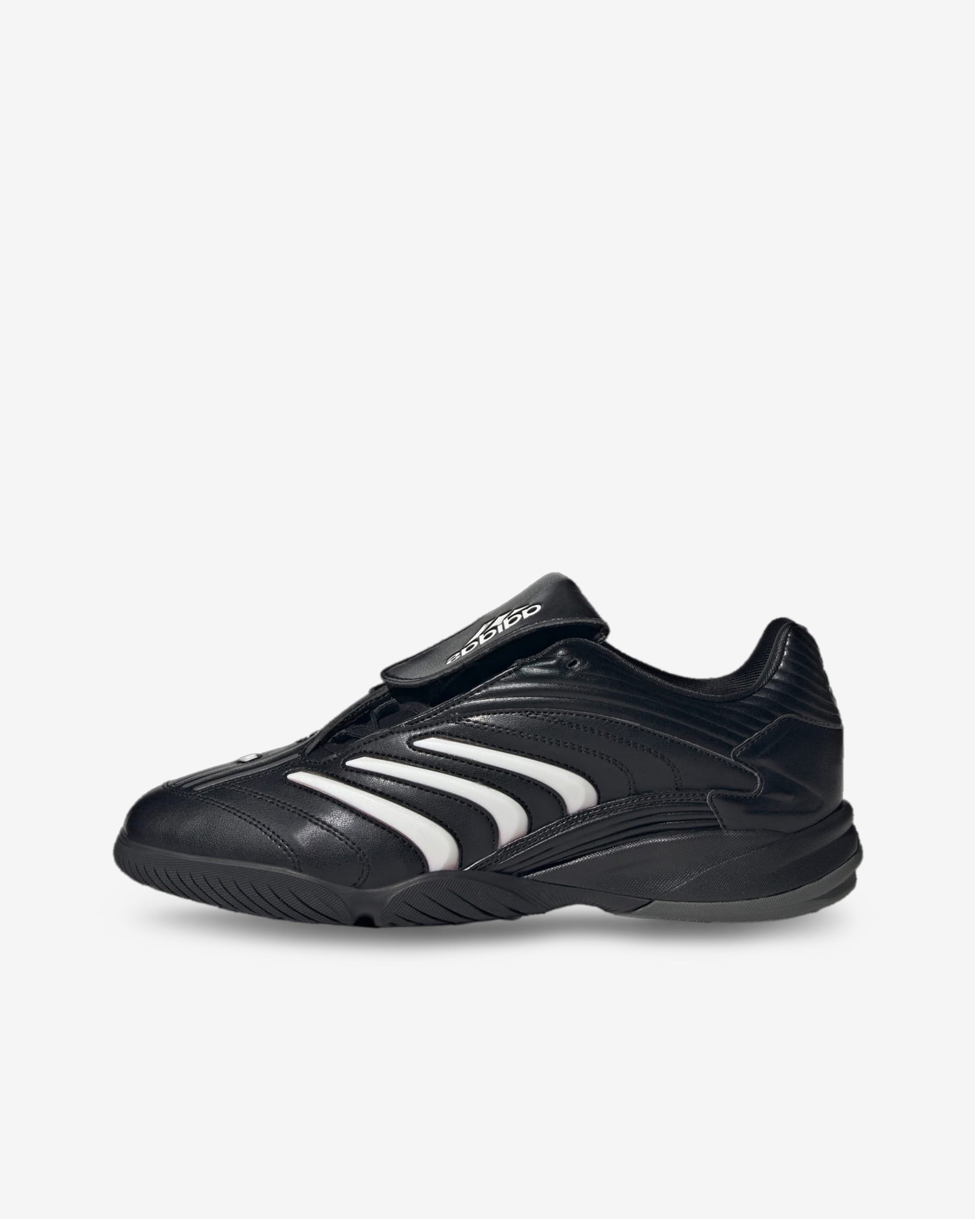 Adidas - Men's Predator Sala Sneakers - (Core Black/Zero Metallic) view 2, Click to Zoom in