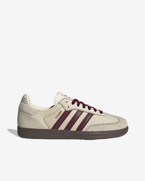 Adidas - Samba OG Sneakers - (White/Maroon)