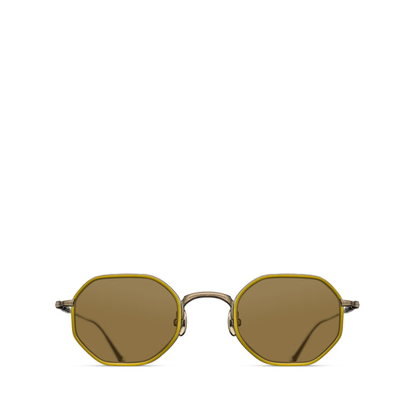 Matsuda - M3086 Yellow Brown Sunglasses - (Gold)