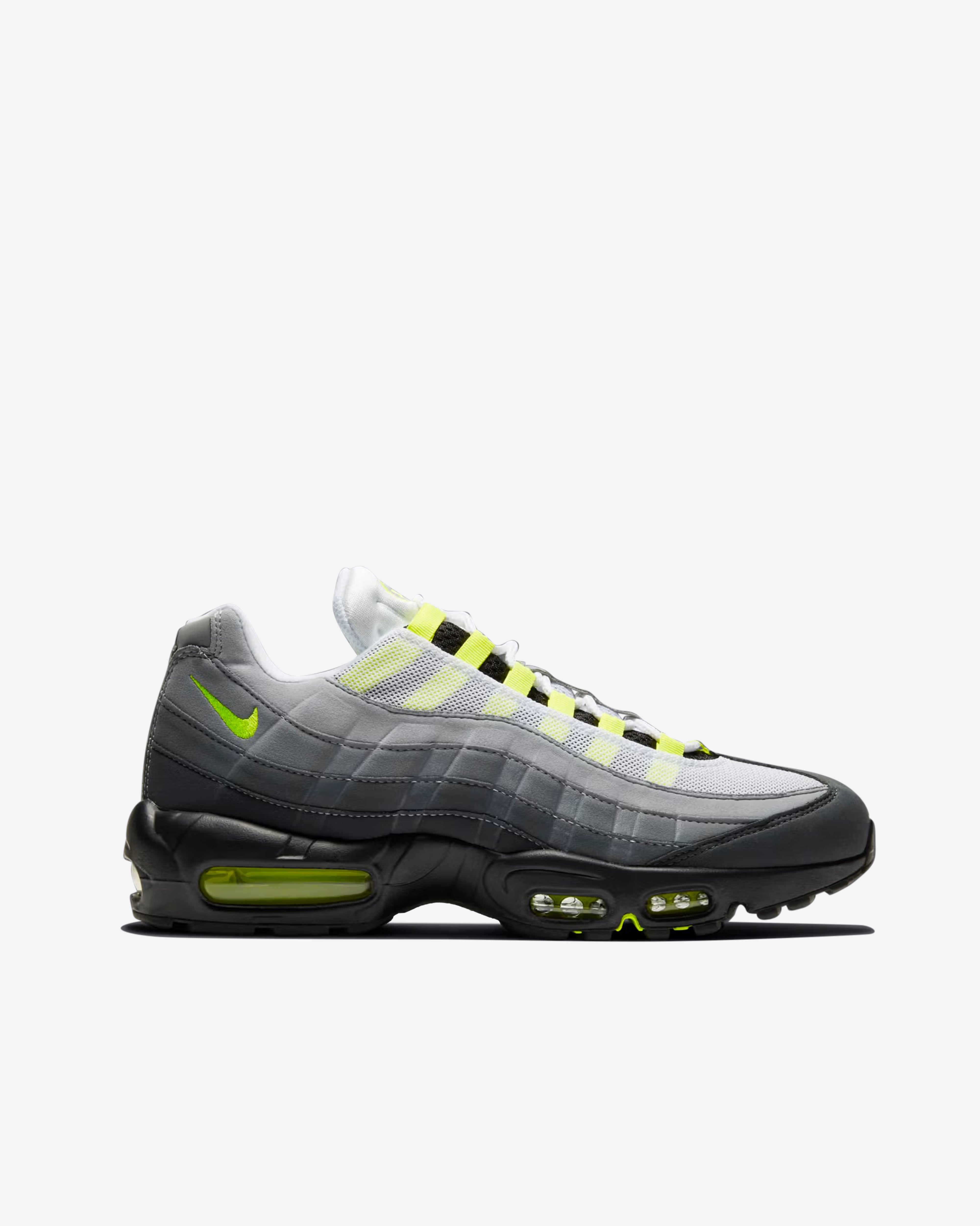 Nike: Women's Air Max 95 OG Sneakers (Black/Neon) | DSMNY E-SHOP