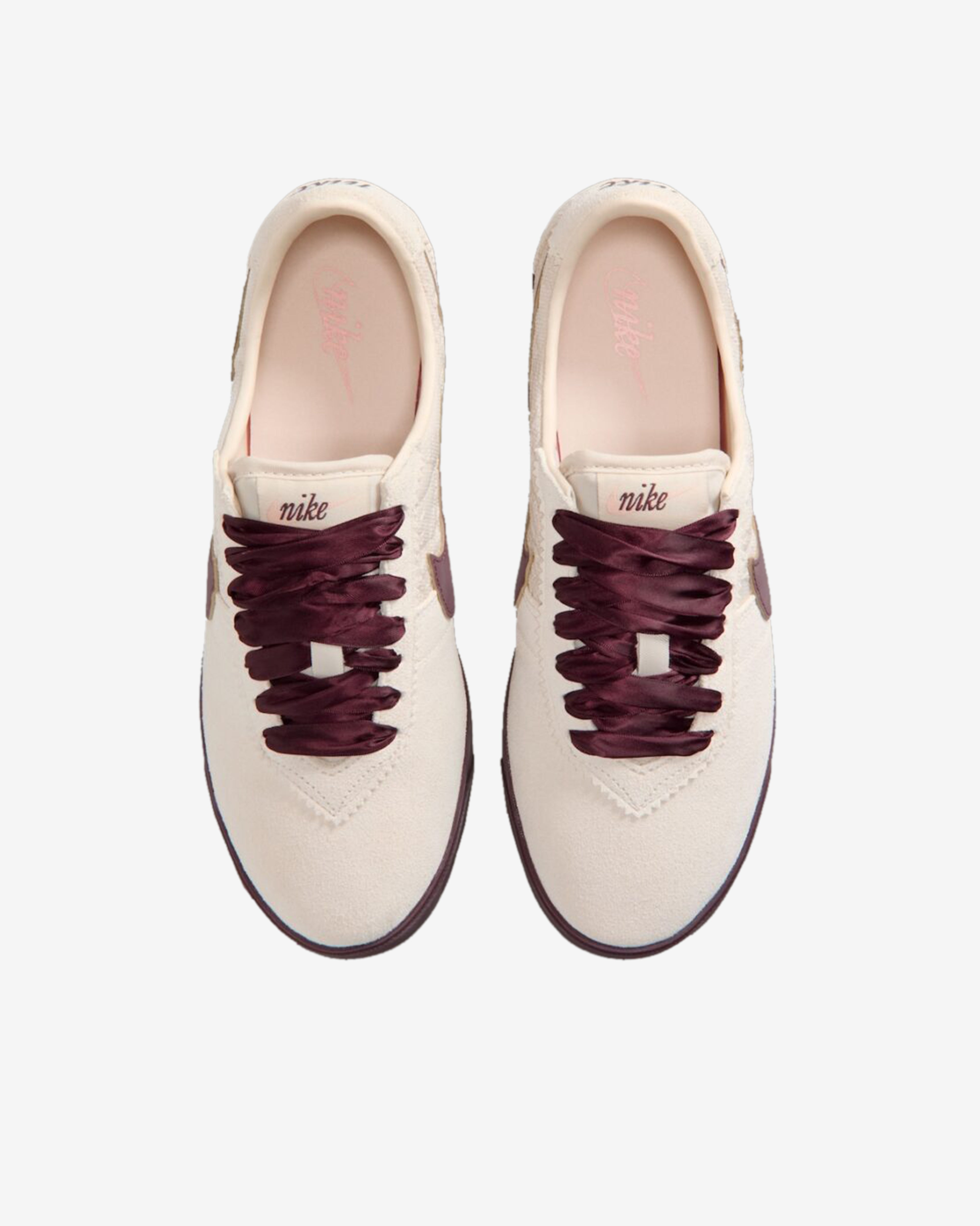 Nike: Women's Astrograbber SE Sneakers (Light Cream/Burgundy Crush