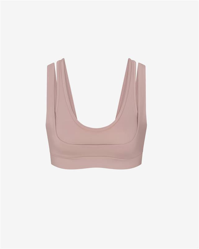NikeSkims: Women's Matte Double Strap Scoop Bra (Himalayan