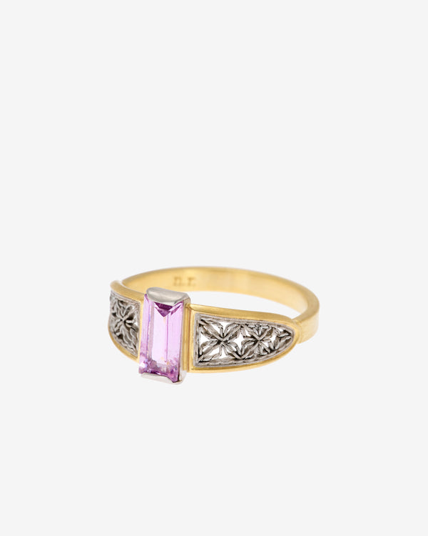 Nikolle Radi - Women's Sapphire Ring - (Yellow Gold/Platinum)