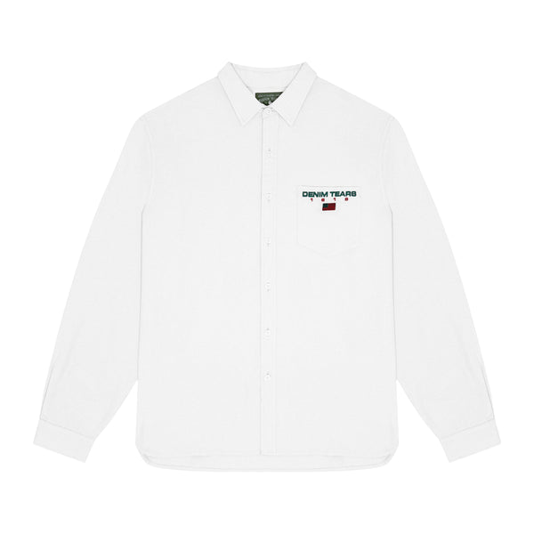 Denim Tears - Men's Denim Sport Oxford Shirt - (White)