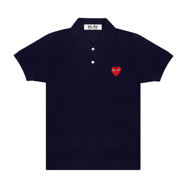 Play - Red Heart Polo Shirt - (Navy)
