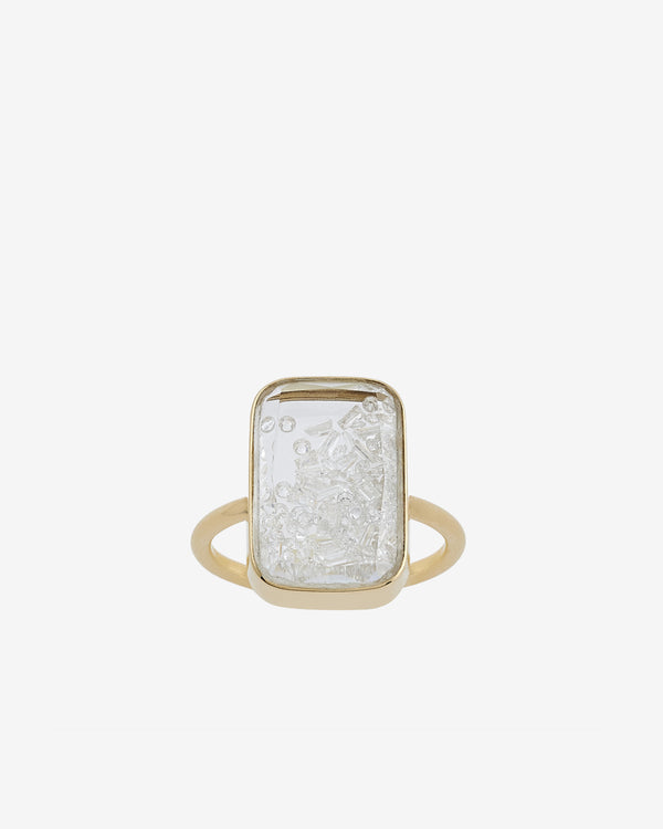 Moritz Glik - Large Diamond Shaker Ring