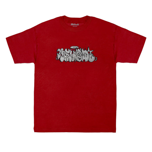 Melodi - Men's Devil Throw T-Shirt - (Red)