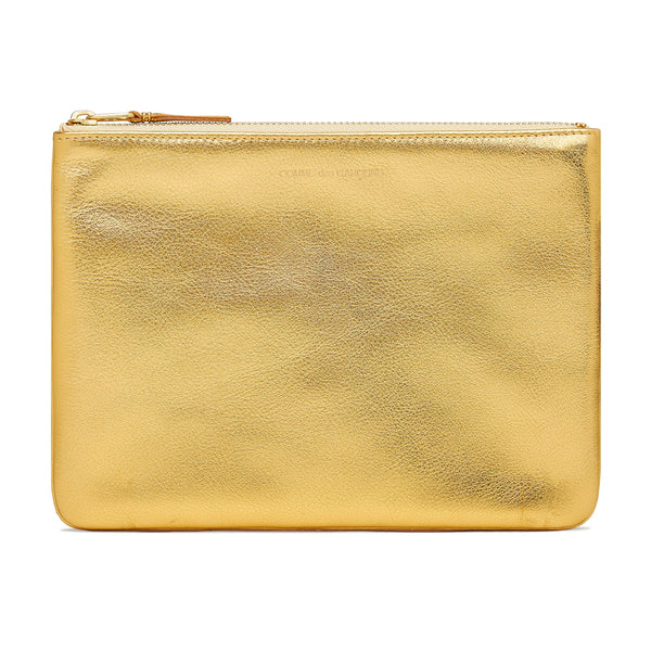 CDG Wallet - Gold Zip Pouch - (Gold SA5100G)