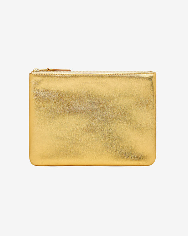 CDG Wallet - Gold Zip Pouch - (Gold SA5100G)
