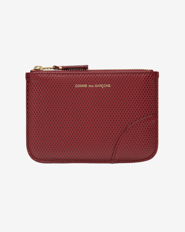 CDG Wallet - Luxury Group Zip Pouch - (Burgundy SA8100LG)