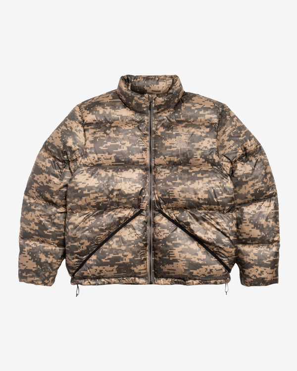 Stüssy - Men's Micro Ripstop Down Mock - (Digital Camo)
