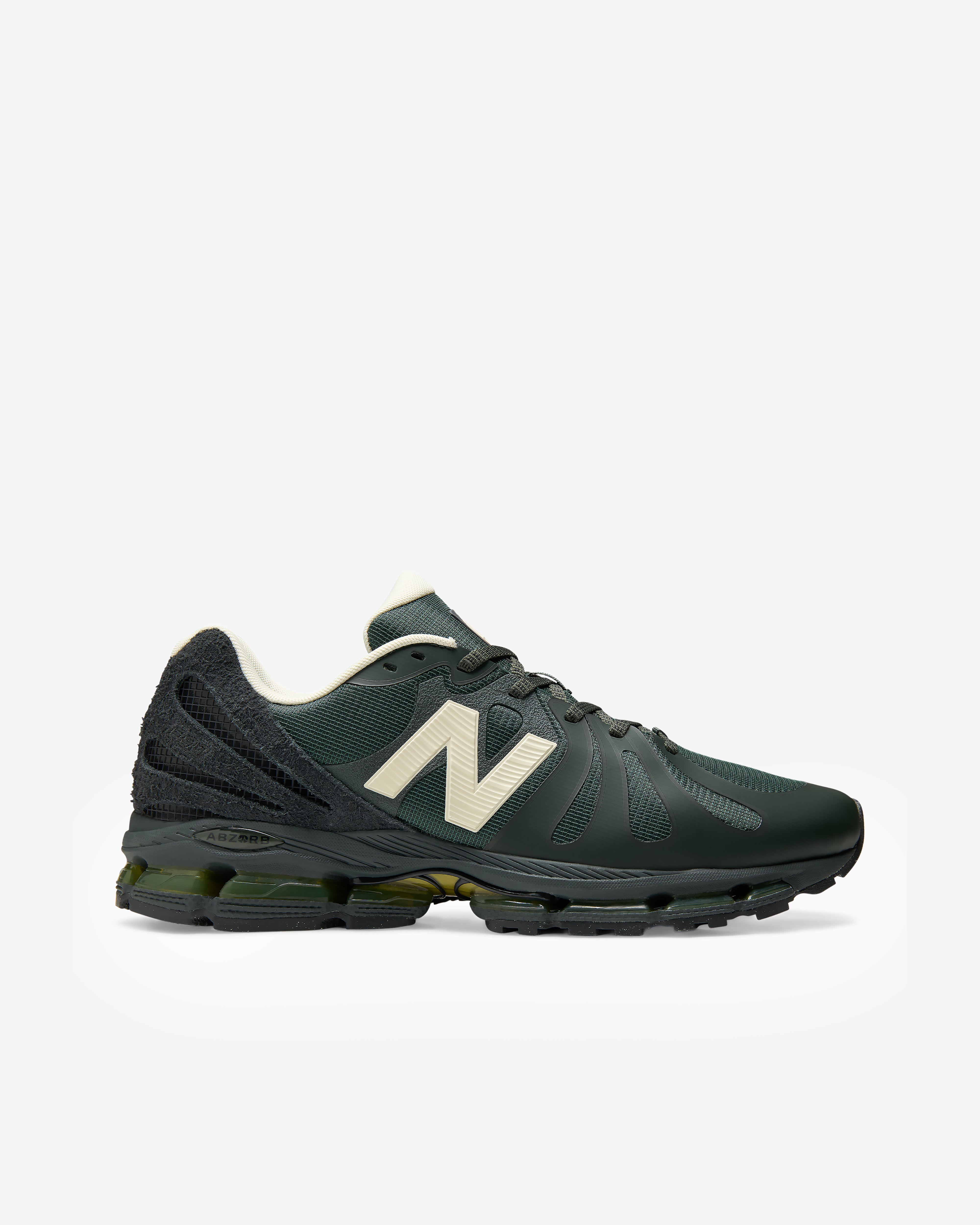 New Balance: Men's Stone Island ABZORB 1890 Sneakers (Deep Forest