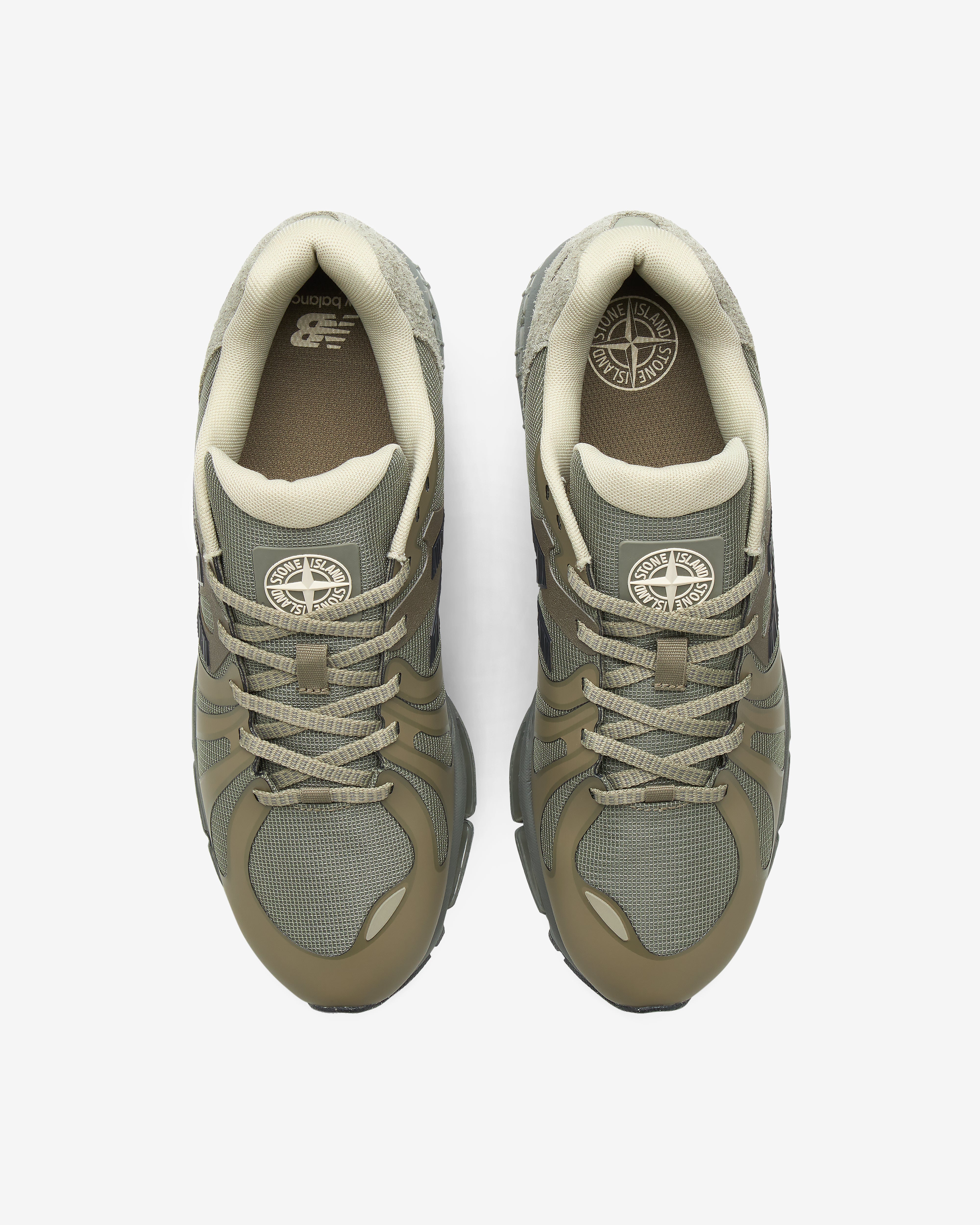 New Balance: Men's Stone Island ABZORB 1890 Sneakers (Covert Green