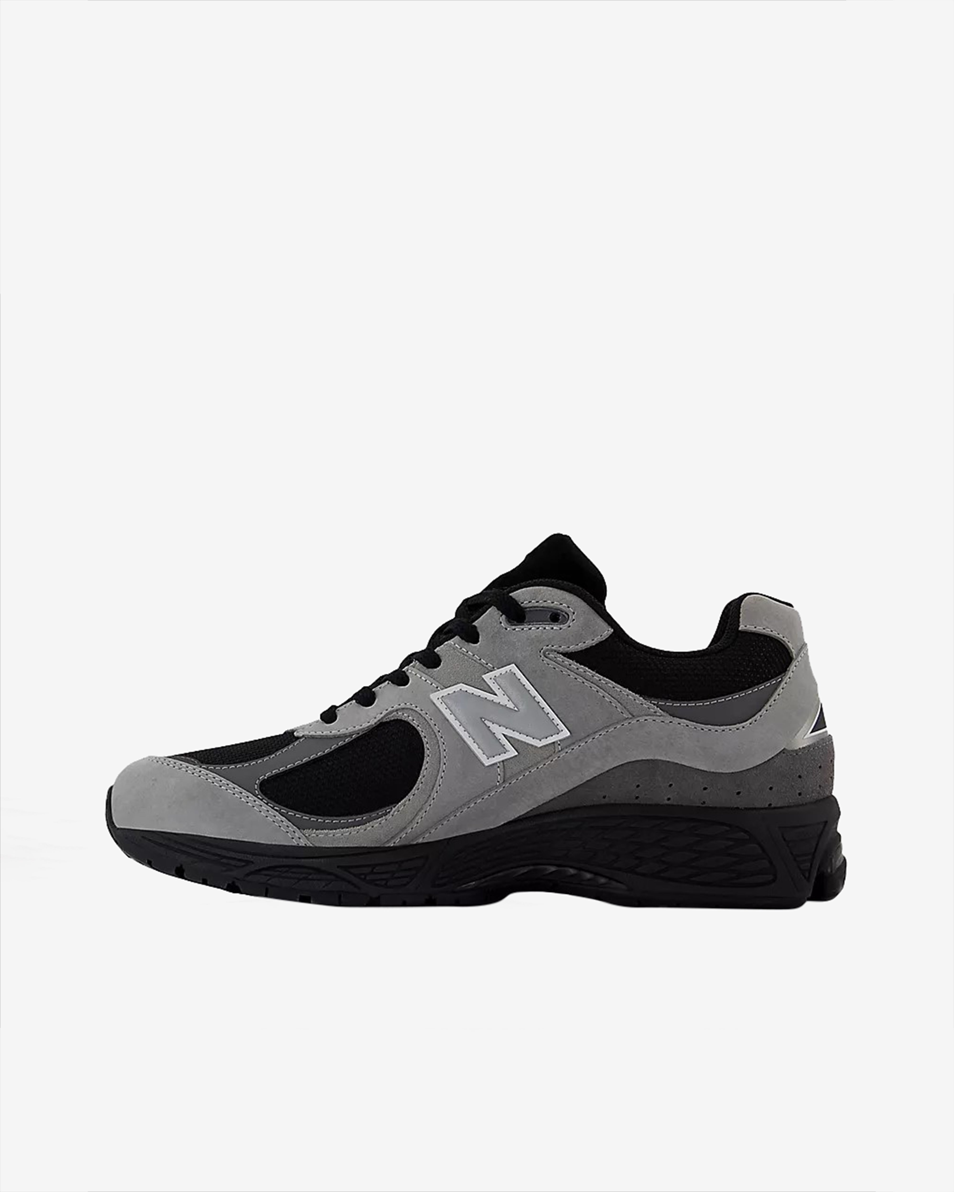 New Balance: Men's 2002R Sneakers (Grey/Black/Silver) | DSMNY E-SHOP